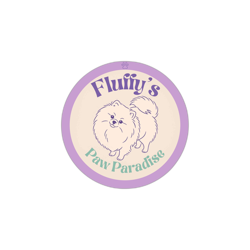Fluffy's Paw Paradise Logo